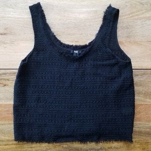 PAIGE Lindsay Sheer Crochet Tank